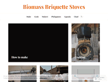 Tablet Screenshot of briquettestoves.com